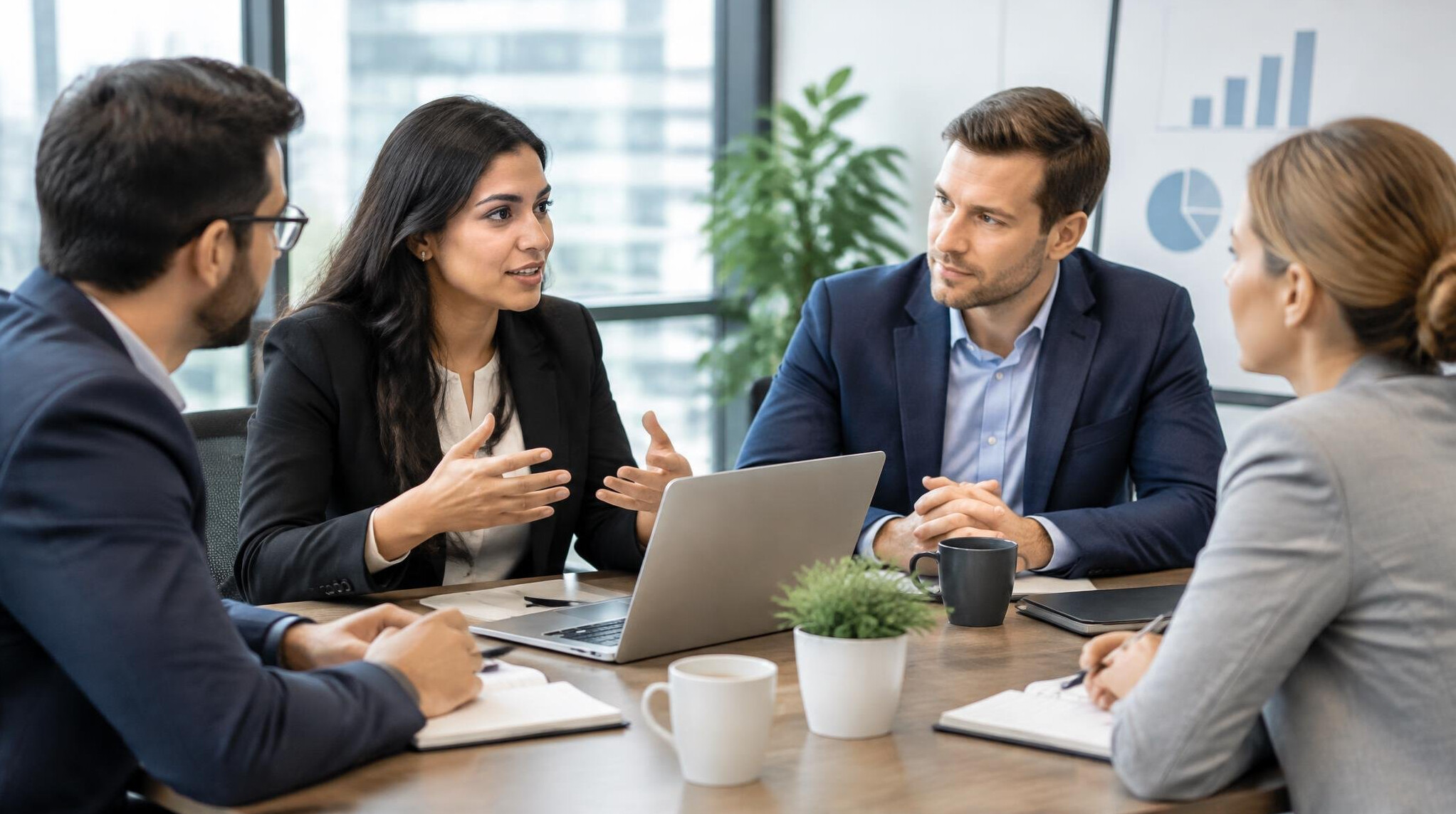 business team discussing