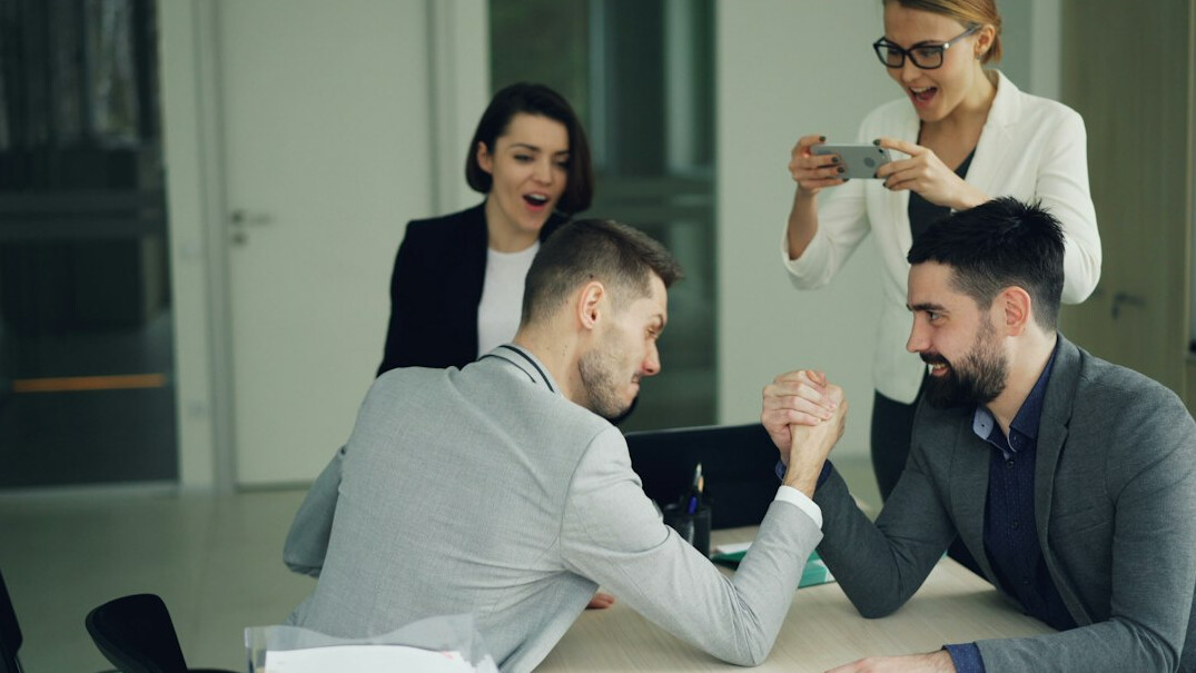successful business team celebrating
