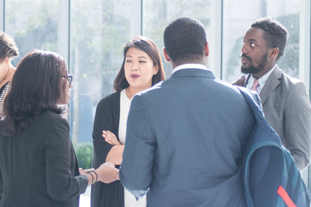 business professionals networking